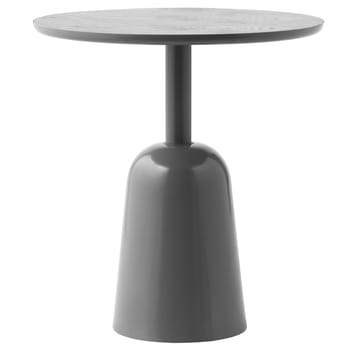 Stół regulowany Turn Ø55 cmØ55 cm - szary - Normann Copenhagen