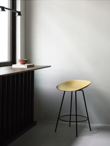 Stołek barowy Mat Barstool 65 cm - Hemp-Black Steel - Normann Copenhagen