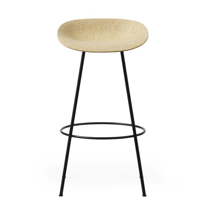 Stołek barowy Mat Barstool 75 cm, Hemp-Black Steel Normann Copenhagen