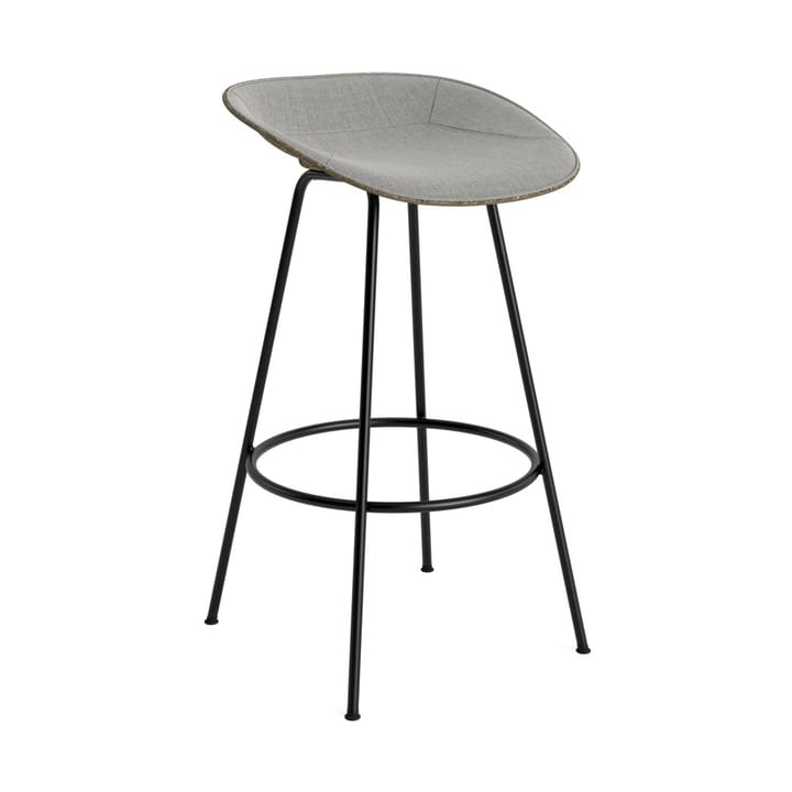 Stołek barowy Mat Barstool 75 cm - Seaweed-black steel - Normann Copenhagen