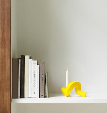 Świecznik Crooked 1 - Yellow - Normann Copenhagen