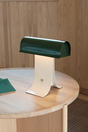 Lampa stołowa Archive 25 cm - Dark green light grey - Northern