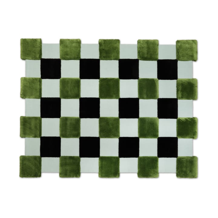 Dywan ODC Segment Rug Collection Square - Green-black-mint, 142x198 cm - Ogeborg