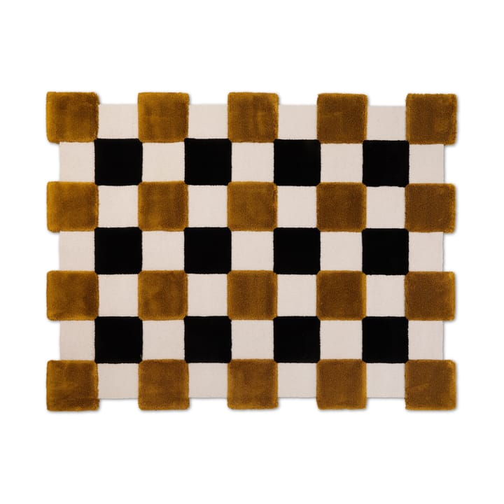 Dywan ODC Segment Rug Collection Square - Ochre-beige-black, 142x198 cm - Ogeborg