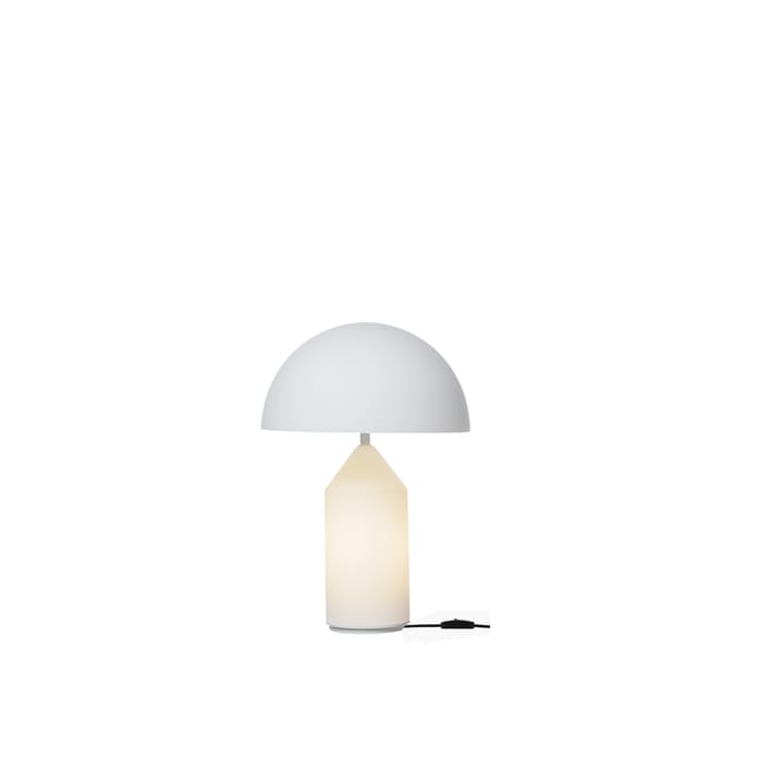 Atollo small 236 lampa stołowa szkło, Opal Oluce