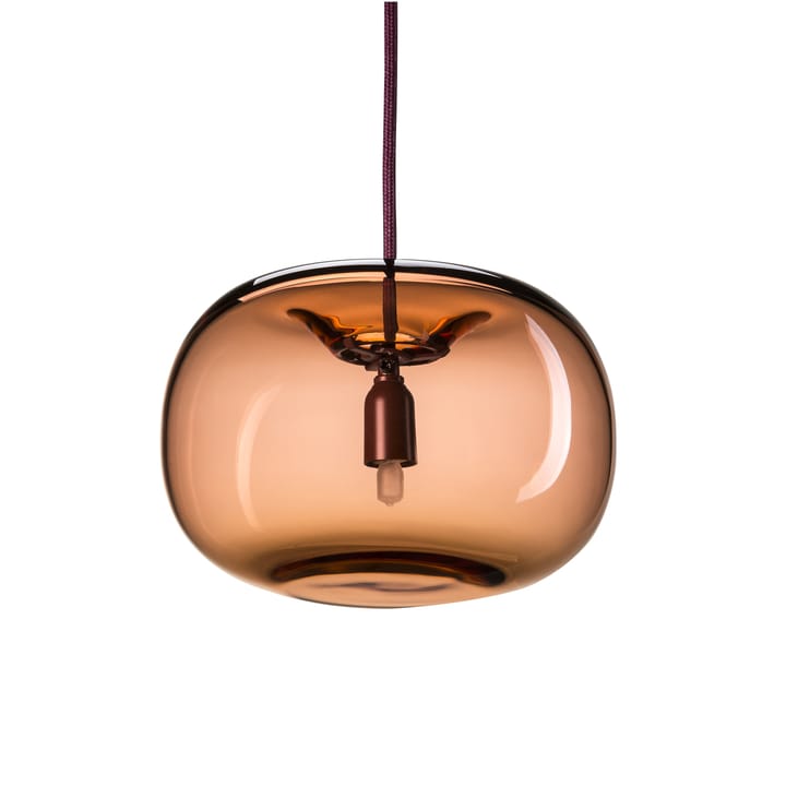 Lampa sufitowa Pebble, szeroka - oxblood-glass - Örsjö Belysning