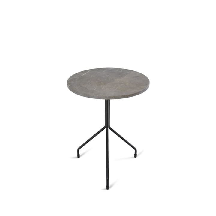 Stolik Allforone - Grey marble-black, Ø50 cm - OX Denmarq