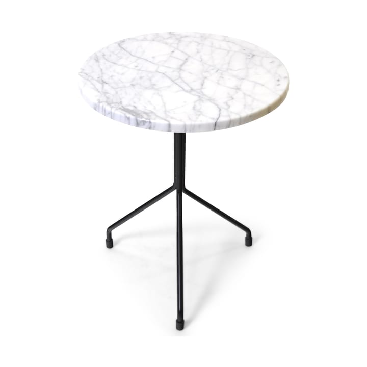 Stolik Allforone - White carrara-black, Ø40 cm - OX Denmarq