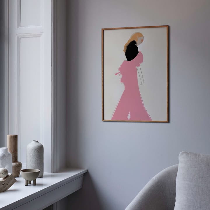 Plakat Pink Dress, 30x40 cm Paper Collective