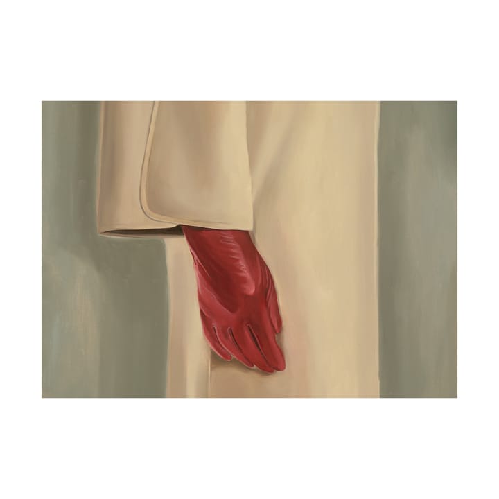 Plakat Red Glove - 30x40 cm - Paper Collective