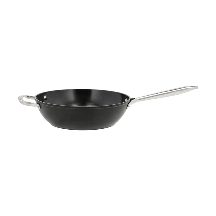 Patelnia wok Travo ceramiczna non-stick 28 cm - Czarny-aluminium - Pillivuyt