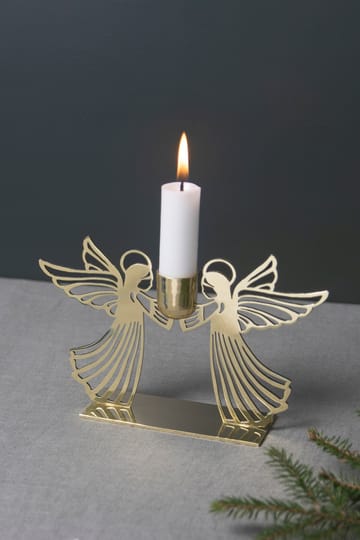 Świecznik karuzela Flying Angel - Złoty - Pluto Design