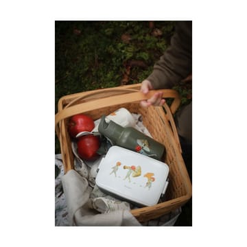 Lunch box Elsa Beskow Tomtebobarnen 8x18,5 cm - Brązowo-biały - Rätt Start