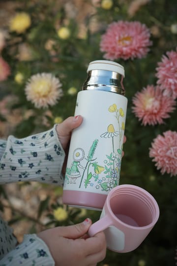 Termos Elsa Beskow Blomsterfesten 35 cl - Biały - Rätt Start