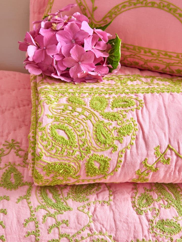 Koc pikowany Rice 140x200 cm - Soft pink - RICE