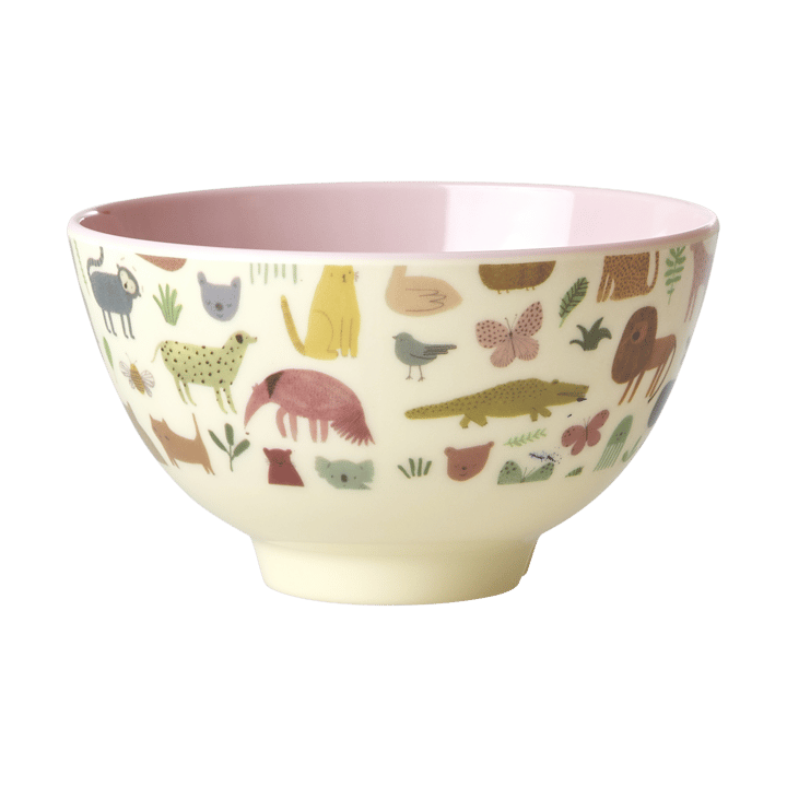 Miska melaminowa Rice Small - Sweet Jungle Print-Soft Pink - RICE