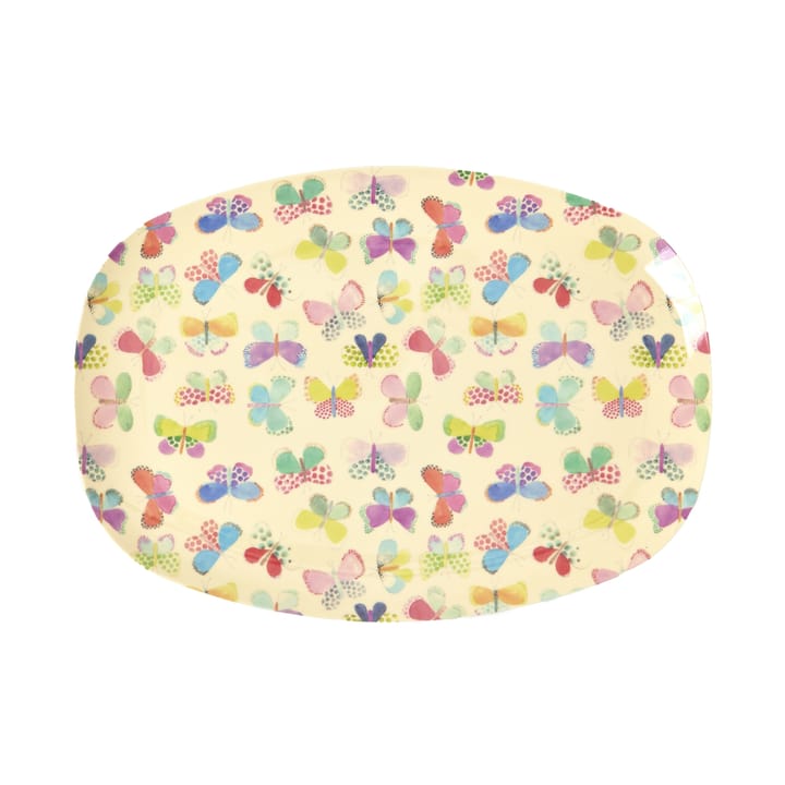 Rice talerz z melaminy  22x30 cm - Butterfly - RICE