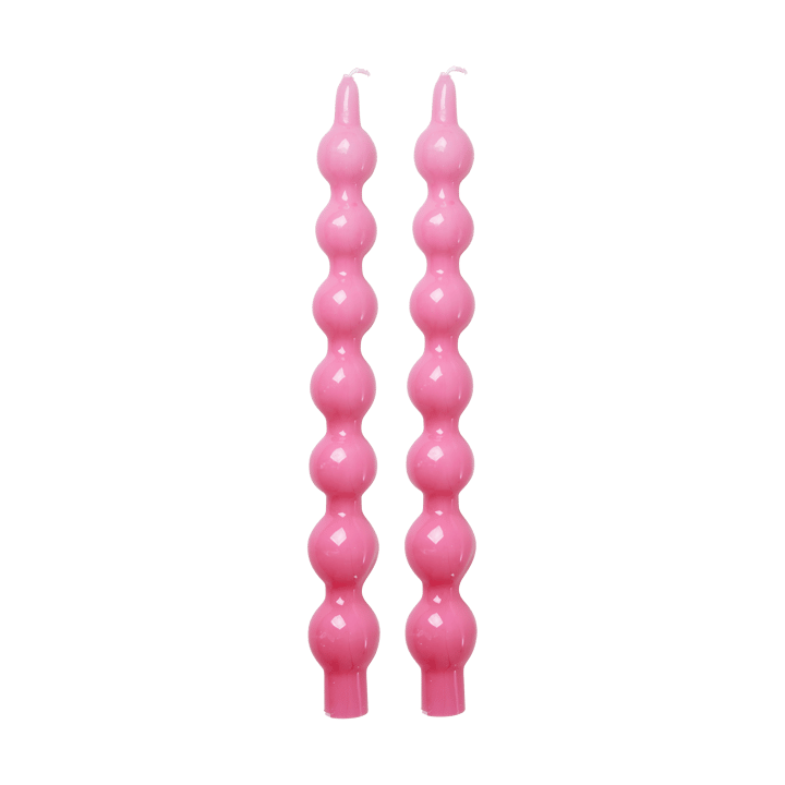 Świeca Rice 30,2 cm 2-pak - Pink - RICE