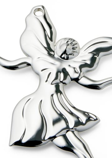 Zawieszka świąteczna Dancing Angel 7 cm - Posrebrzana - Rosendahl