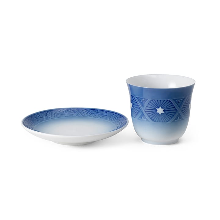 Royal Copenhagen Blue Elements Cup and Saucer Set 260ml