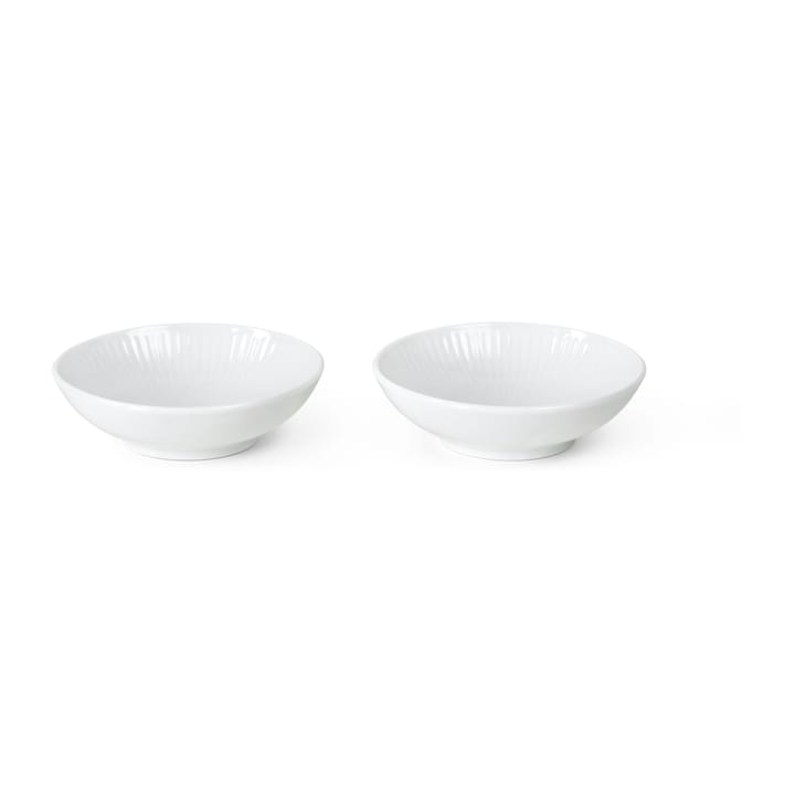 Miska do dipów White Fluted 2-pak, 9 cl Royal Copenhagen