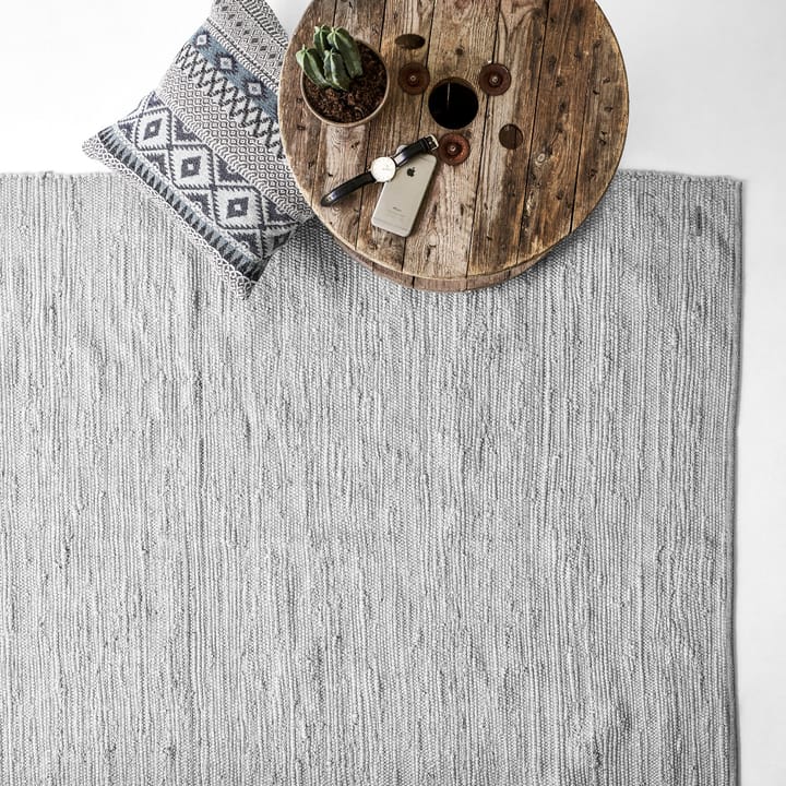 Dywan Cotton 75x300 cm - light grey (jasnoszary) - Rug Solid