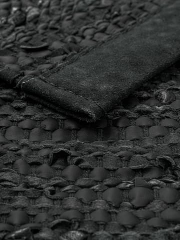 Dywan Leather 140x200 cm - dark grey (ciemnoszary) - Rug Solid