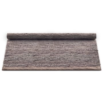 Dywan Leather 140x200 cm - Drewno (brązowe) - Rug Solid