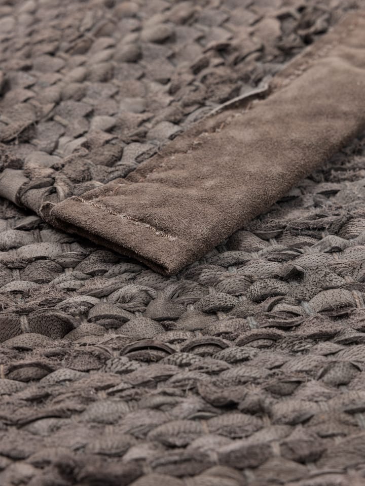 Dywan Leather 140x200 cm - Drewno (brązowe) - Rug Solid