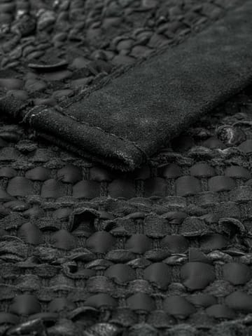 Dywan Leather 75x300 cm - dark grey (ciemnoszary) - Rug Solid