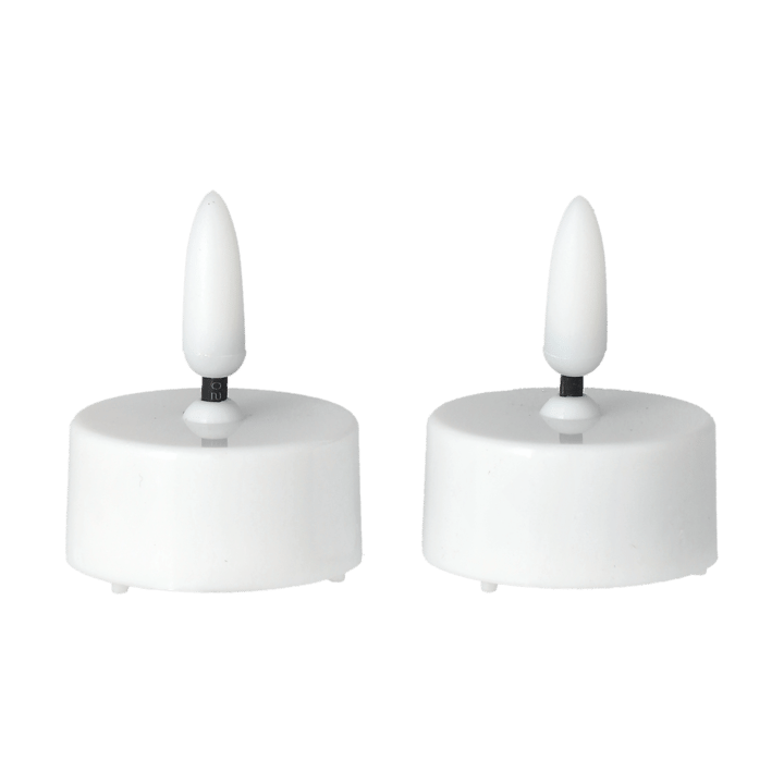 Świeczka LED Bright Ø3,8 cm, 2 szt., White Scandi Essentials