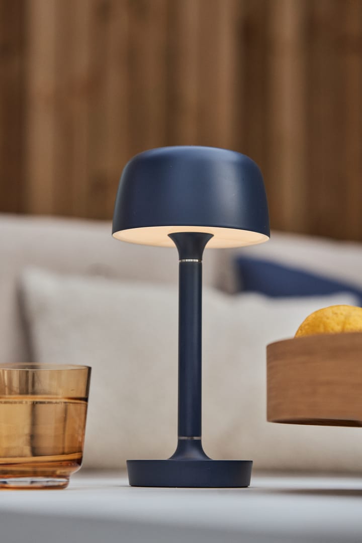 Halo przenośna lampa stołowa 25,5 cm, Blue Scandi Living