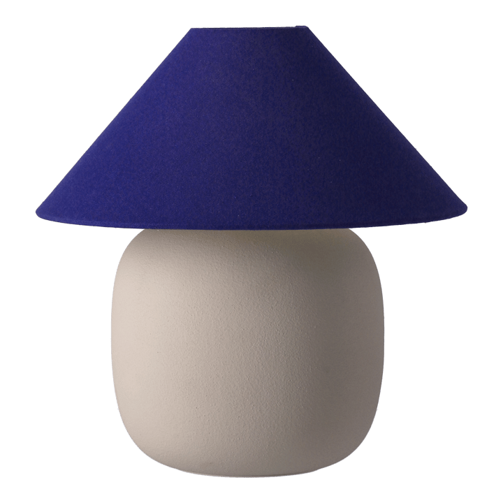 Lampa stołowa Boulder 29 cm beige-cobolt - undefined - Scandi Living