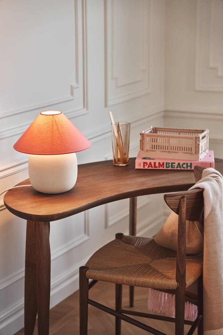 Lampa stołowa Boulder 29 cm beige-peach Scandi Living