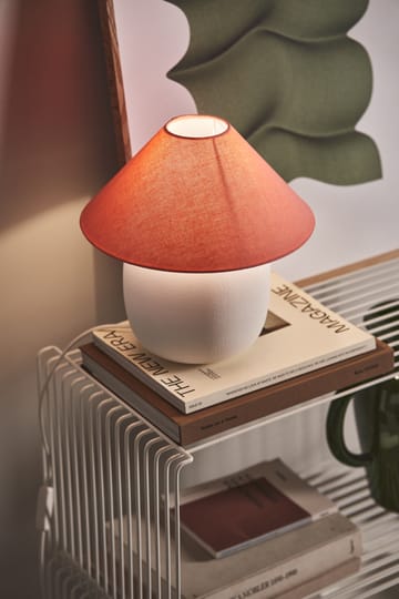 Lampa stołowa Boulder 29 cm white-peach - undefined - Scandi Living