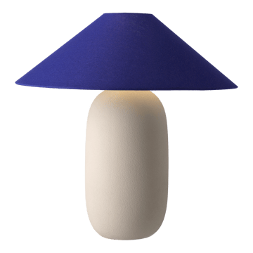 Lampa stołowa Boulder 48 cm beige-cobolt - undefined - Scandi Living