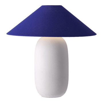 Lampa stołowa Boulder 48 cm white-cobolt - undefined - Scandi Living