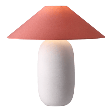 Lampa stołowa Boulder 48 cm white-peach - undefined - Scandi Living