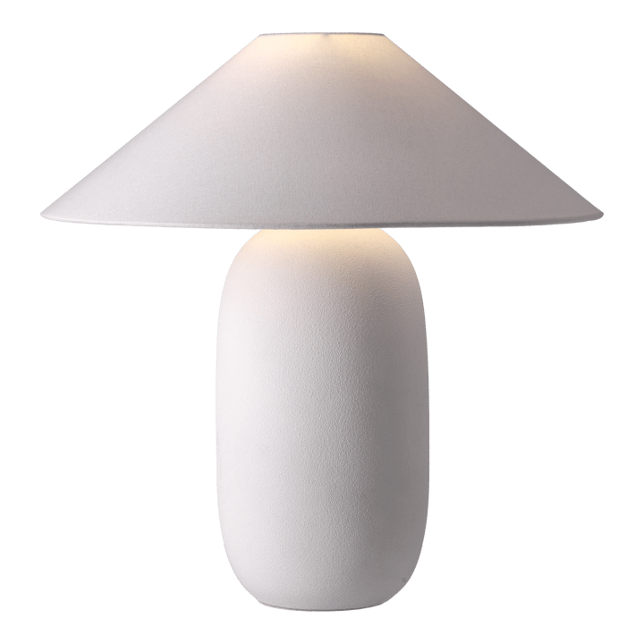 Lampa stołowa Boulder 48 cm white-white - Podstawa lampy - Scandi Living