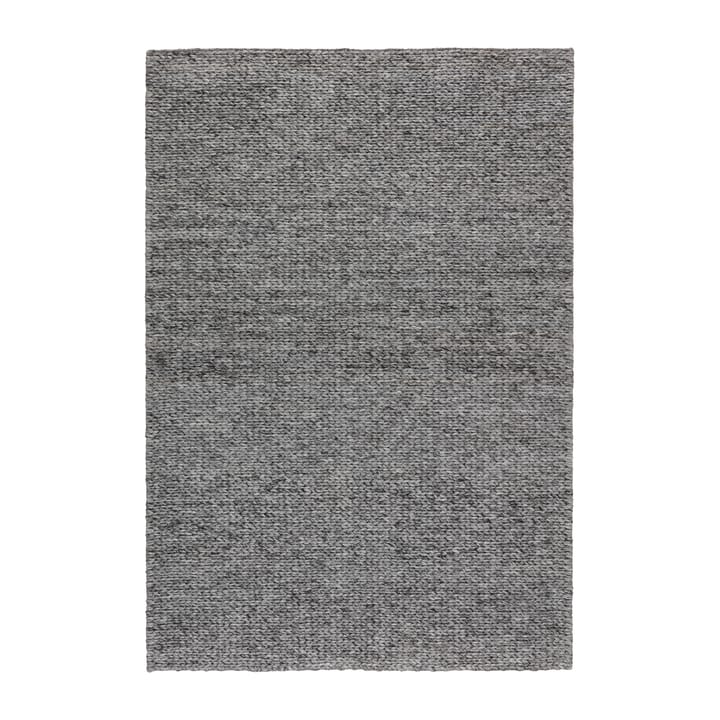 Pleciony dywan wełniany ciemnoszary - 200x300 mm - Scandi Living