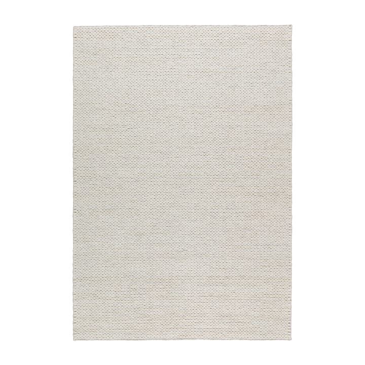 Pleciony dywan wełniany naturalny biały - 200x300 mm - Scandi Living