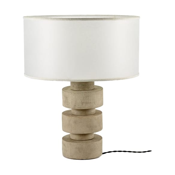 Lampa stołowa Disc concrete Ø50 cm - Cement - Serax