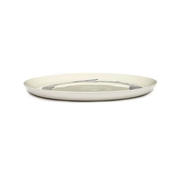 Ottolenghi Feast talerz L Ø26 cm 2-pak - White stripes-blue - Serax