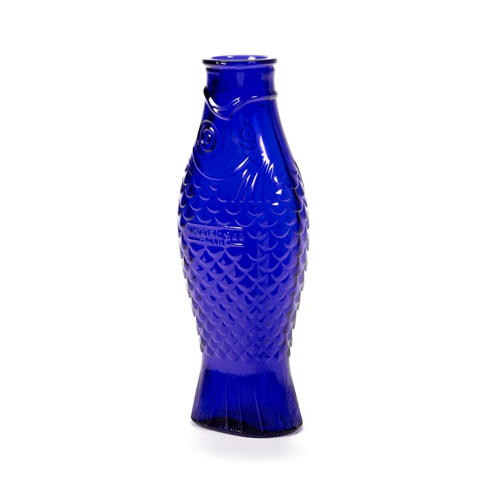 Szklana butelka Fish & Fish 85 cl - Cobalt blue - Serax