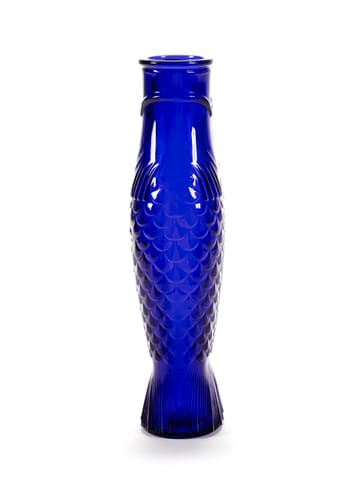 Szklana butelka Fish & Fish 85 cl - Cobalt blue - Serax