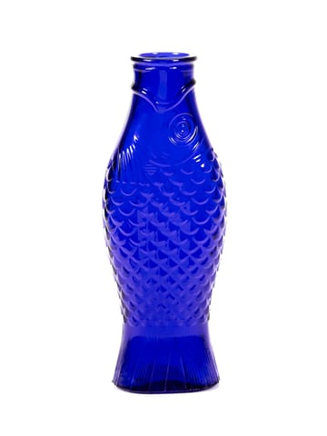 Szklana butelka Fish & Fish 85 cl - Cobalt blue - Serax