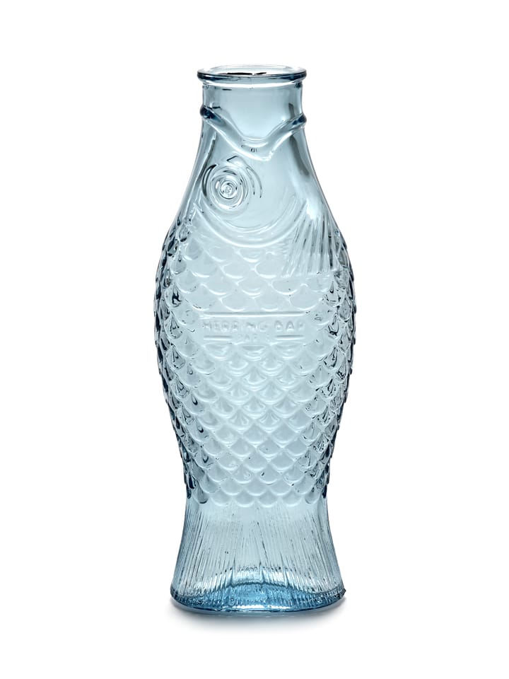 Szklana butelka Fish & Fish 85 cl, Light blue Serax