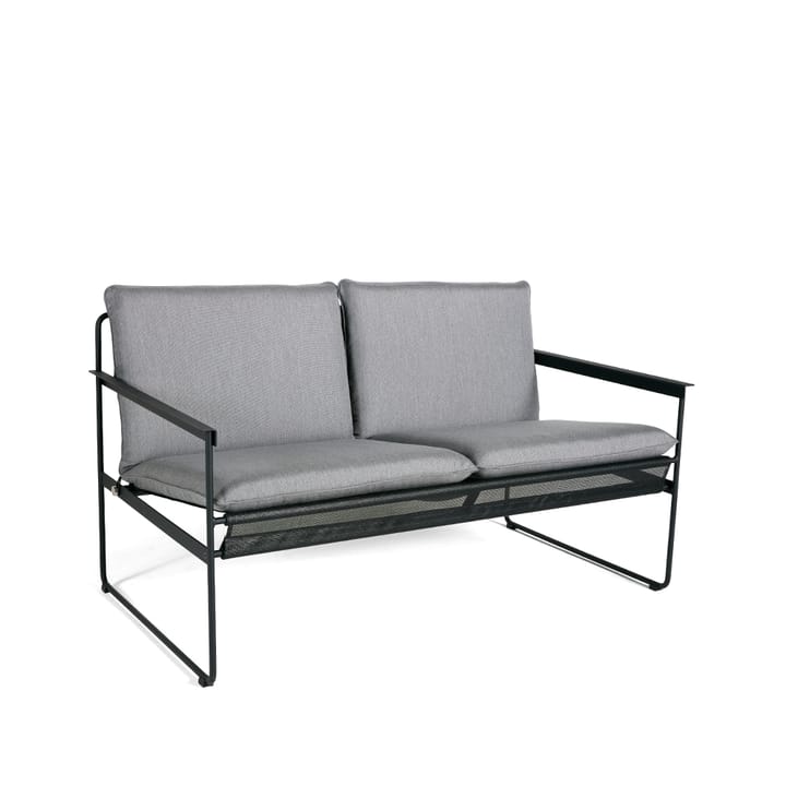 Slow sofa 2-osobowa - Sunbrella szary-czarny stalowy stojak - SMD Design