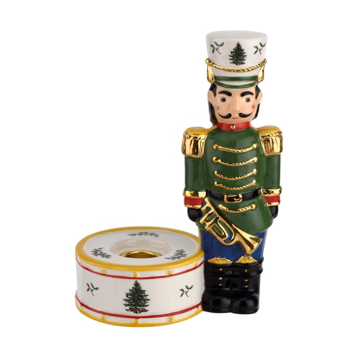 Christmas Tree Nutcracker świecznik 17,5 cm - Green - Spode