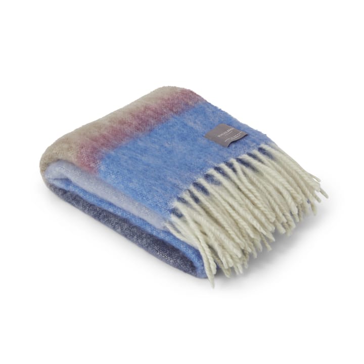 Pled Mohair - Stripe Blue, Azur & Camel - Stackelbergs